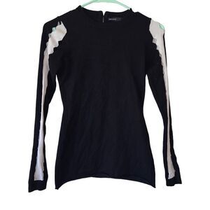 Karen Millen Cutout Sleeve Sweater Top XS